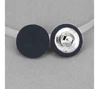 XJSDI 30 pièces 15/20/25/30MM Boutons recouverts de Tissu coloré avec Tige en métal pour Bricolage Accessoires de Couture artisanaux