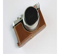 XJST Étui De Caméra en Cuir PU, Caméra en Cuir Vintage Classique Case Compact pour La Caméra Leica D-LUX7, Belle Et Durable,Marron
