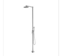 XJTNLB Douche de Jardin Exterieur Pommeau Douche Piscine Hors Sol en Acier Inoxydable Brossé 304