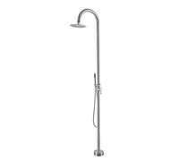 XJTNLB Douche Jardin Sol Multifonctionnel Douche de Piscine Exterieur Brossé en Acier Inoxydable