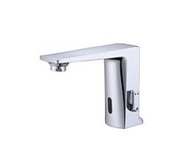 XJTNLB Robinet Automatique Lave Main Robinet Infrarouge Salle de Bain, Mitigeur Lavabo Automatique à Infrarouge Chrome