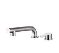 XJTNLB Robinet Cuisine Douchette Brossé Sous Fenetre Robinet Inox Cuisine Rotatif à 360° Robinet Évier de Cuisine Get, Mitigeur Monocommande 2 Jets Robinet Camping Car