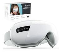 XJUGEZ Masseur Oculaire avec Chaleur, Compression＆Musique, Masque Chauffant Yeux pour Soulager la Fatigue Oculaire et la Sécheresse Oculaire, Cadeau d'anniversaire pour Femme/Homme/Maman/Papa, Blanc