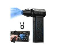 XJUGEZ Mini Souffleur Air Comprimé avec Lumière Auxiliaire, 150000RPM Souffleur Electrique, 4-Gear Speed Wind with Type-C,Convient au Nettoyage de la Maison et de la Voiture, à L'extérieur