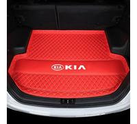 XJYBF Tapis de Coffre de Voiture pour KIA Sportage 2022-2024, Doublure de Coffre en Cuir Protection Tapis Imperméable AntidéRapant Accessoires Intérieur de Voiture, Red