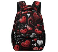 XKASKDFKE Sac À Dos Amour créatif Pour Enfant Cartable Images créatives Sac D'école Ecole De Livre Pour Des Garçons Filles Enfants One Size