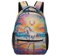 XKASKDFKE Sac À Dos Cheval cool Cartables Enfants Animal Sac D'école Ecole De Livre Pour École Excursion Camping Voyage One Size