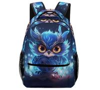 XKASKDFKE Sac À Dos Chouette moderne Cartable Enfant Animaux Sac D'école De Voyage Livre Enfants Retour À La Saison One Size
