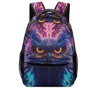 XKASKDFKE Sac À Dos Chouette moderne Cartables Enfants Animaux Sac D'école Ecole De Livre Pour École Excursion Camping Voyage One Size