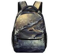 XKASKDFKE Sac À Dos Crocodile Cartable Enfant Animal Sac D'école Ecole De Livre Pour Garçons Filles One Size