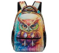 XKASKDFKE Sac À Dos Garçons Chouette moderne Pour Enfant Cartable Animaux Sac D'école Ecole De Livre Décontracté Voyage Léger One Size
