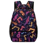 XKASKDFKE Sac À Dos Garçons Musique Note Cartable Enfant Art Musique Sac D'ecole Ecole De Livre Pour Garcon Filles One Size
