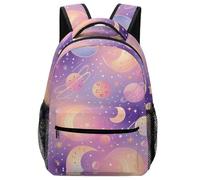XKASKDFKE Sac À Dos Lune de dessin animé Cartable Enfant Beaux paysages Sac D'école Ecole De Livre Pour Garçons Filles One Size