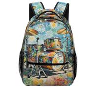 XKASKDFKE Sac A Dos Pour Garçon Batterie professionnelle Cartable Enfant Musique Sacs D'école Ecole Scolaire Enfants Retour À La Saison One Size
