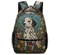XKASKDFKE Sac A Dos Pour Garçon Chien dalmatien tacheté Cartable Animal de compagnie Sac D'école Ecole De Livre Pour Garcon Filles One Size