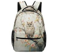 XKASKDFKE Sac À Dos Pour Garçon Chouette moderne Cartable Animaux Sac D'école Ecole De Livre Filles Garçons One Size