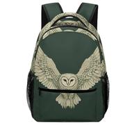 XKASKDFKE Sac À Dos Pour Garçon Chouette moderne Cartable Animaux Sac D'école Ecole De Livre Pour Garcon Filles One Size