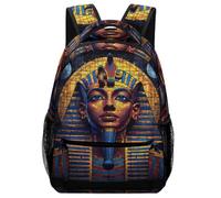 XKASKDFKE Sac À Dos Pour Garçon Pharaon égyptien Pour Enfant Cartable Dieu Sac D'école Ecole Scolaire Décontracté Voyage Léger One Size