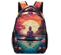 XKASKDFKE Sac À Dos Pour Garçon Statue de Bouddha Cartable Enfant Dieu Sacs D'école Ecole Scolaire Enfants Retour À La Saison One Size