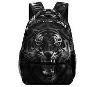 XKASKDFKE Sac A Dos Tigre féroce Pour Enfant Cartable Animal Sac D'ecole Ecole Scolaire Pour Garçons Filles Adolescents One Size
