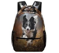 XKASKDFKE Sacs À Dos Border collie Cartables Enfants Animaux Pet Sacs D'école De Voyage Livre Pour Garcon Filles One Size