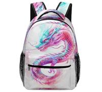 XKASKDFKE Sacs À Dos Dragon fantastique Cartables Enfants Créature fantastique Sacs D'école De Voyage Livre Pour Garcon Filles One Size