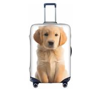 XKBFKLKMC Housse de protection pour valise Golden Retrievers - Lavable - Élastique - Convient aux bagages de 45,7 à 81,3 cm, 3D, M, Organiseur de sac