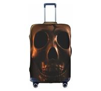 XKBFKLKMC Housse de protection pour valise, motif tête de mort fantôme, lavable, housse de protection élastique pour chariot de voyage de 45,7 à 81,3 cm, 3D, S, Organiseur de sac