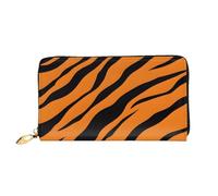 XKBFKLKMC Portefeuille long 3D pour femme en cuir synthétique avec fermeture éclair, porte-cartes et pièces de crédit pour tous les jours, voyages, travail, affaires, 3D, Taille unique, Décontracté