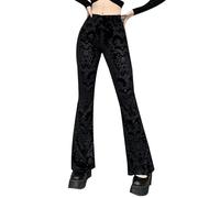 XKBHYD Pantalon Gothique Emo Alt pour Femme, Techwear, Hiphelicopter Baggy, Fjspinal, Goth Punk, Black Cargo Pants, Cyber Y2k Pants, Academic Dark Clothes