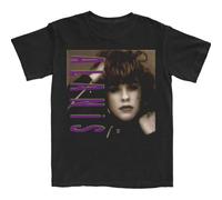XKDSERTUTK Alanis Morissette Shirt Alanis Gift for Fans Men T-ShirtBlackS