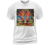 XKDSERTUTK Cotton T-Shirt Swans Love of Life Album Michael Gira Christopher PravdicaWhite3XL