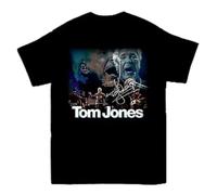 XKDSERTUTK Tom Jones Tour 2022 Cotton Gift T- Shirt Unisex All SizeBlackL