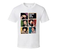 XKDSERTUTK Welcome Back Kotter 70s TV Show Travolta T ShirtWhiteL