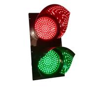 XKEDNMF Applique Murale LED Bicolore Rouge/Vert, DC 12 V-24 V, AC 220 V, Voyant d'avertissement for Quai, for carrefours, usines, écoles et gares de péage(DC 24V)