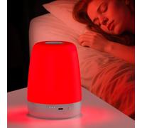 XKETA Thérapie du sommeil à la lumière rouge : lampe de nuit pure de 670 nm à bande étroite - Favorise naturellement la mélatonine pour les adultes qui dorment mieux - 2000 mAh sans fil taille