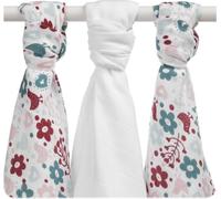 XKKO BMB 70x70 - Fleurs et oiseaux Filles MIX 3ks