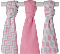 XKKO BMB 70x70 - Rose bébé scandinave MIX 3ks