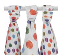 XKKO BMB Digi - Aquarelle à pois MIX 3pcs, Couches en bambou, 70x70