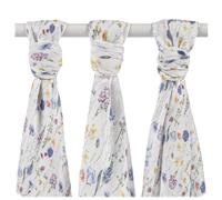 XKKO BMB Digi - Blue Wildflowers MIX 3pcs, Couches en bambou, 70x70