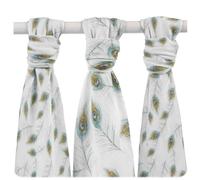 XKKO BMB Digi - Peacock Feathers MIX 3pcs, Couches en bambou, 70x70