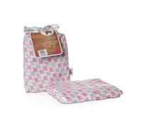 XKKO BMB Wrap 120x120 - Croix Scandinave Bébé Rose