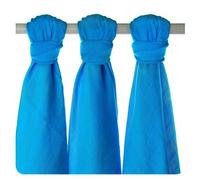 XKKO bmb09 0034 A Couche Serviettes à langer Bambou, allaiter, comme tapis ou couverture légère, couches 90 x 100 cm, Turquoise