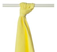 XKKO BMB090002A Lot de 2 langes en bambou pour emmailloter ou allaiter Jaune 90 x 100 cm