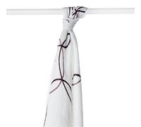 XKKO BMB090016A Lot de 2 langes en bambou pour emmailloter, allaitement, comme matelas ou couverture légère, 90 x 100 cm, marron