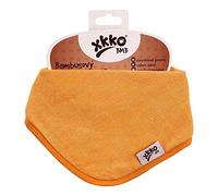 XKKO bmbbn d003 a Bamboo Muslin, Bandana ou Bavoir, Orange