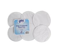 XKKO Coussinets de soutien-gorge en éponge biologique, 6 pièces