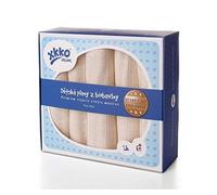 XKKO Muslin Lot de 5 langes en coton bio 70 x 70 cm