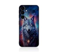 Xkladz Coque pour Samsung Galaxy S25 FE 5G Mince Housse avec Motif Animal TPU Silicone Souple Case Antichoc Protection Etui Doux pour Filles Femmes Garçons Étui Fine Cover Case, Galaxie Loup