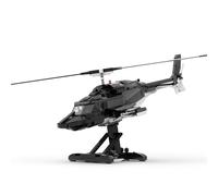 XKlemBauklode Air-wolf MOC-149250 Lot de 1039 blocs de construction d'hélicoptère MOC, cadeau créatif et décoration d'intérieur, MOC-149250